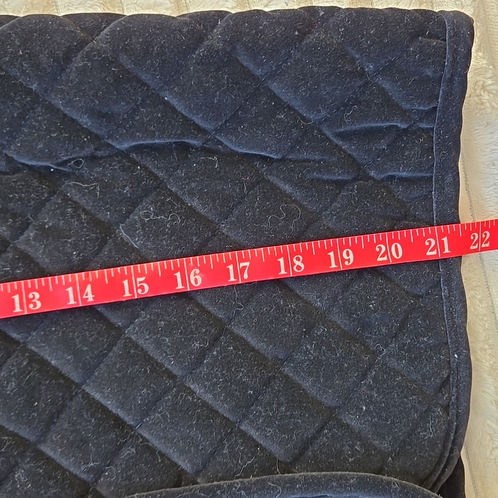 Vintage Quilted Velvet Gold Button Jacket - Picture 6 of 7